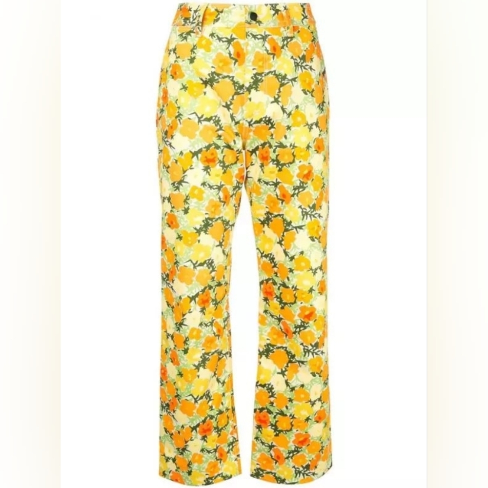 NWY Simon Miller Winter Blossom Floral‎ Print Jeans MADE IN JAPAN SZ 23